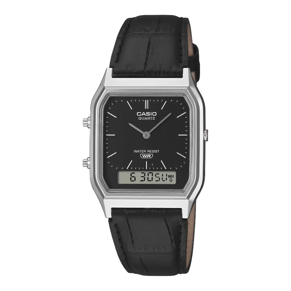 Orologio Casio Edgy Cinturino Pelle AQ-230EL-1A