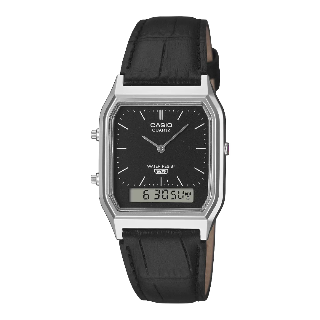 Orologio Casio Edgy Cinturino Pelle AQ-230EL-1A