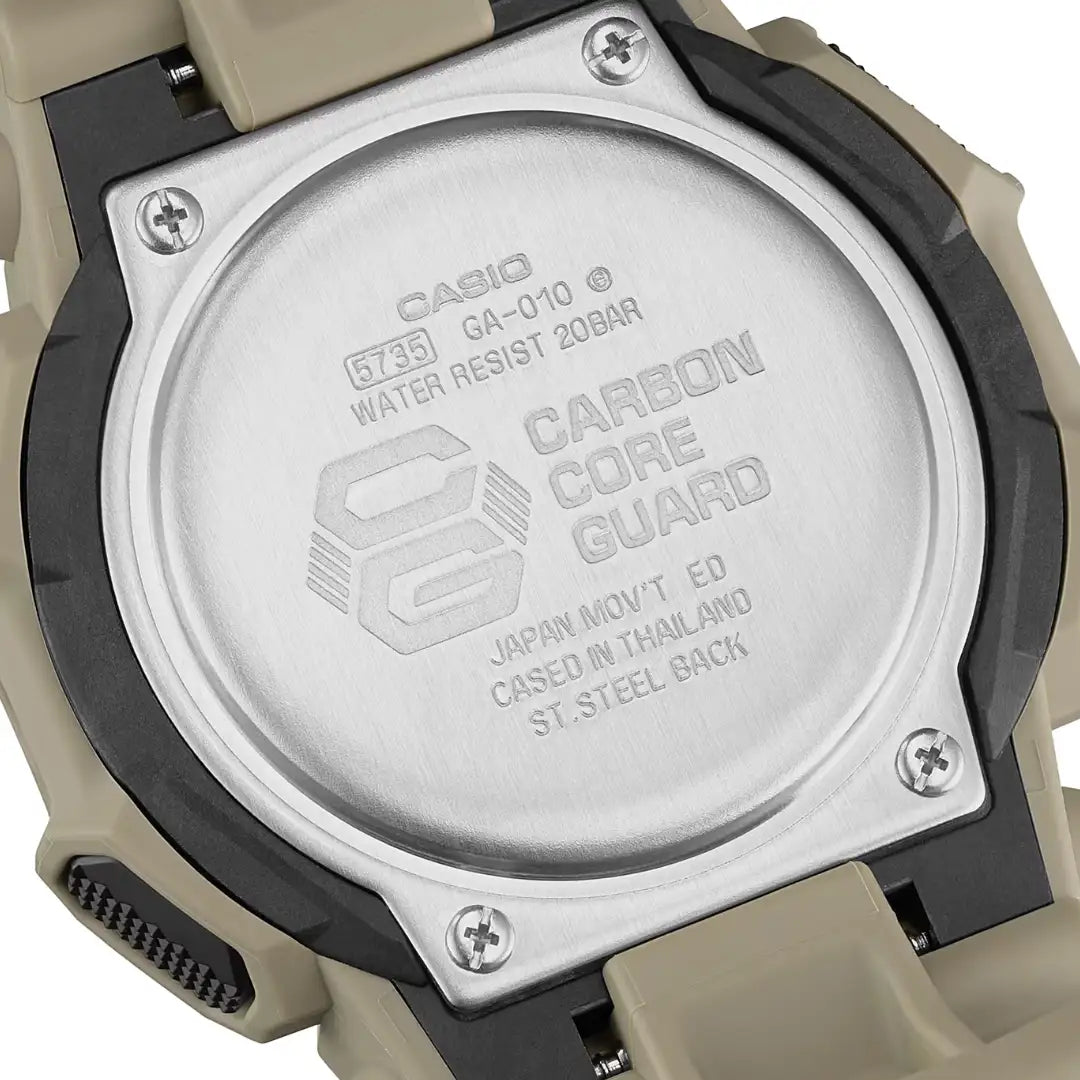 Orologio Casio G-Shock Analogico Digitale Mud Carbon Core Guard GA-010-5AER