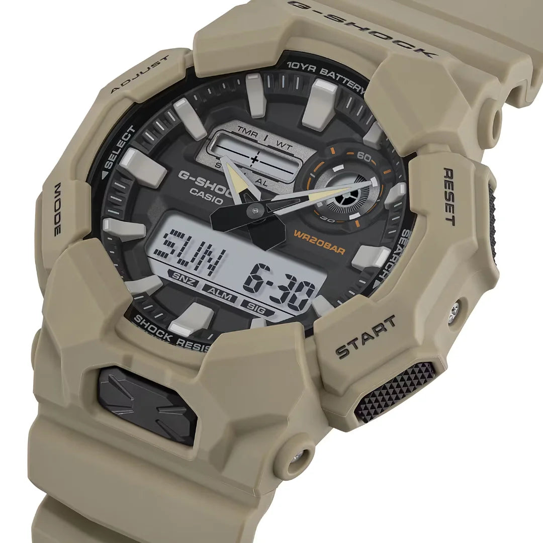 Orologio Casio G-Shock Analogico Digitale Mud Carbon Core Guard GA-010-5AER