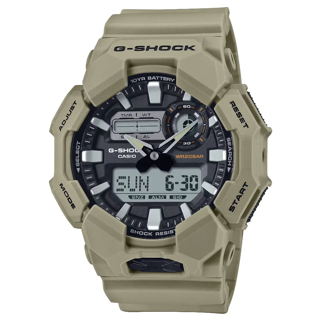 Orologio Casio G-Shock Analogico Digitale Mud Carbon Core Guard GA-010-5AER