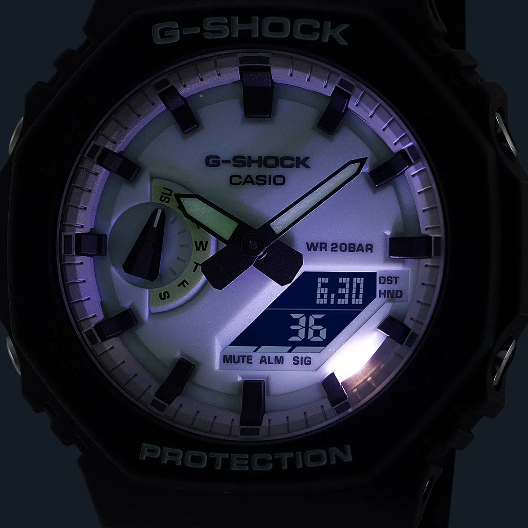 Orologio Casio G-Shock Analogico e Digitale Grigio Verde GA-2100HD-8AER