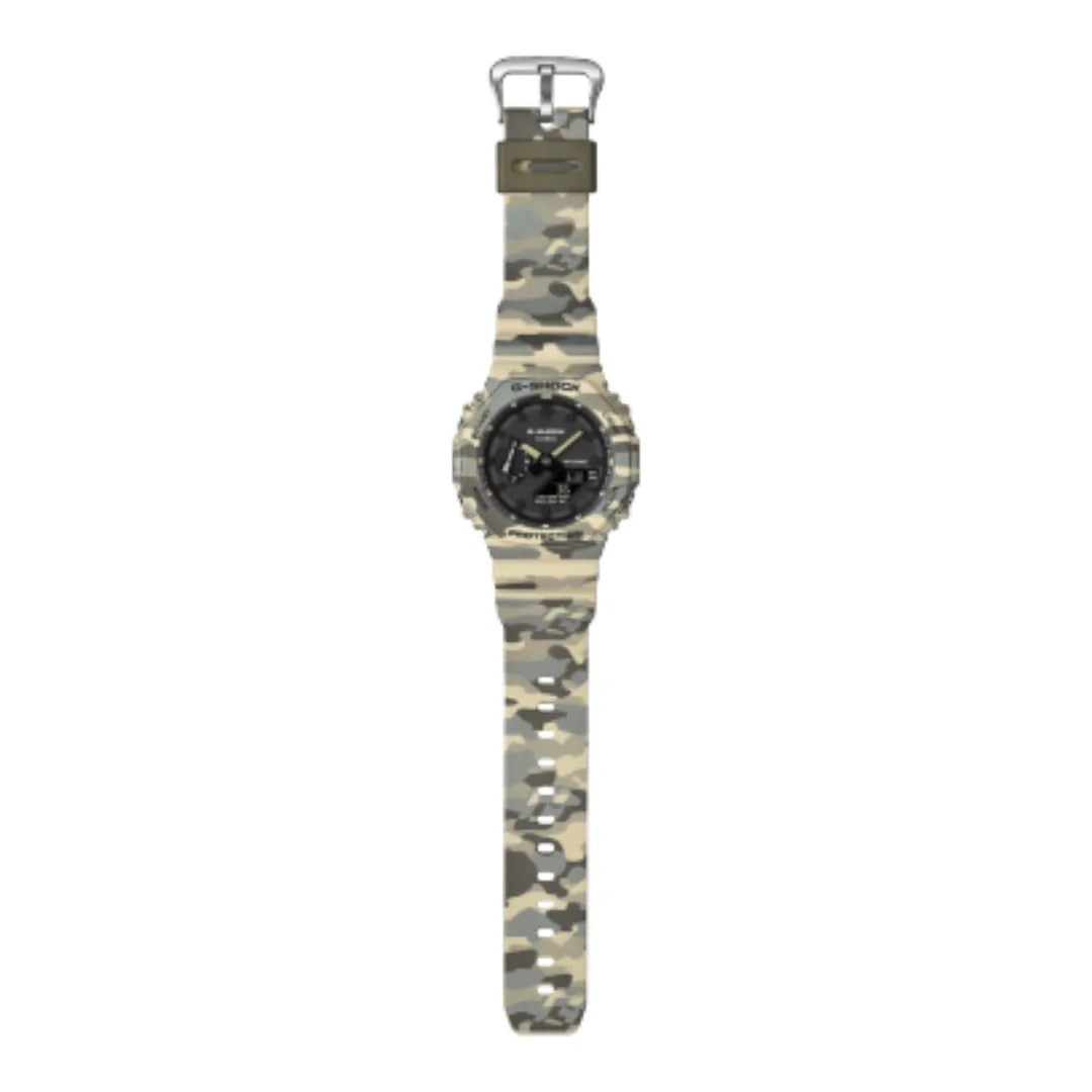 Orologio Casio G-Shock Cinturino E Cassa Camouflage GA-2100CM-5AER