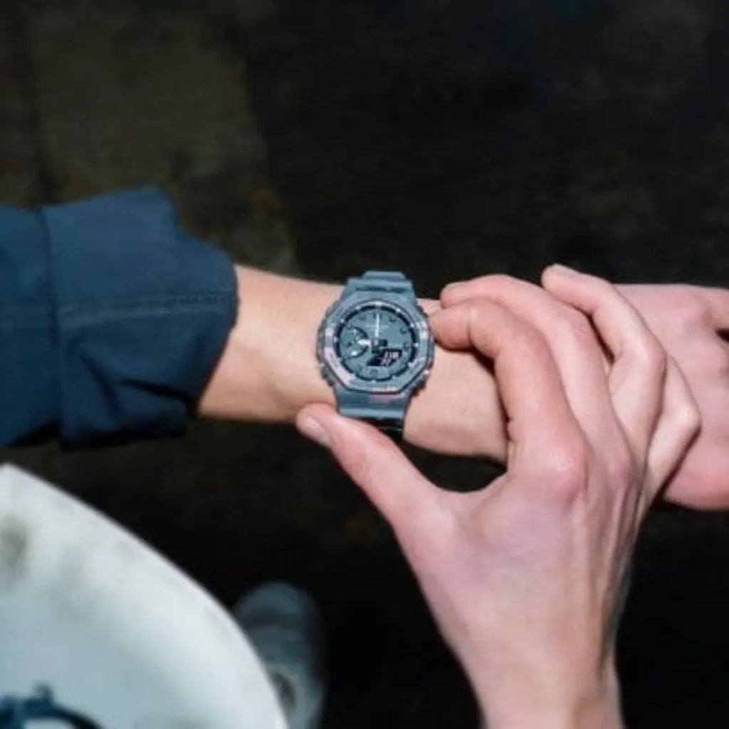 Orologio Casio G-Shock Cinturino E Cassa Camouflage GA-2100CM-8AER