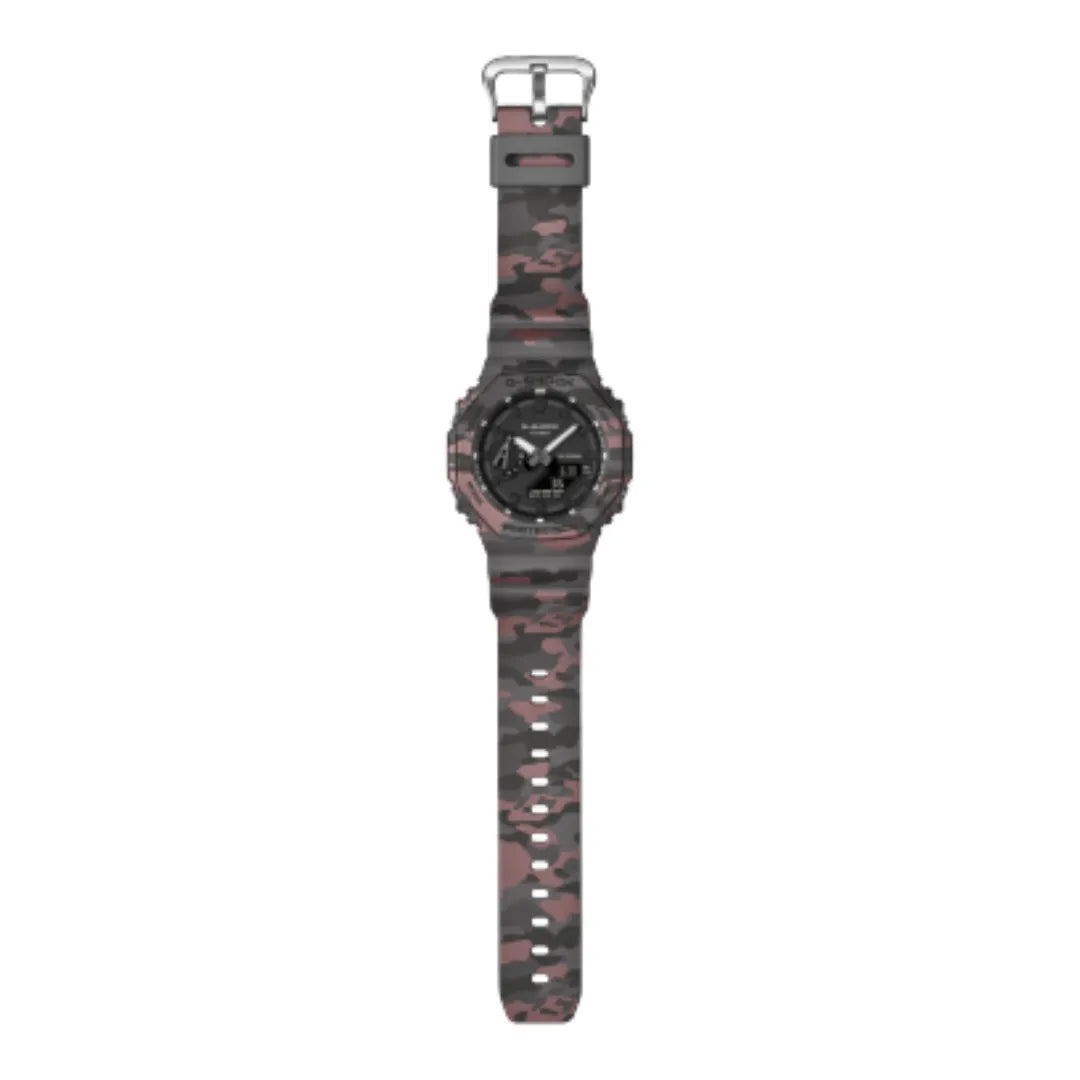 Orologio Casio G-Shock Cinturino E Cassa Camouflage GA-2100CM-8AER