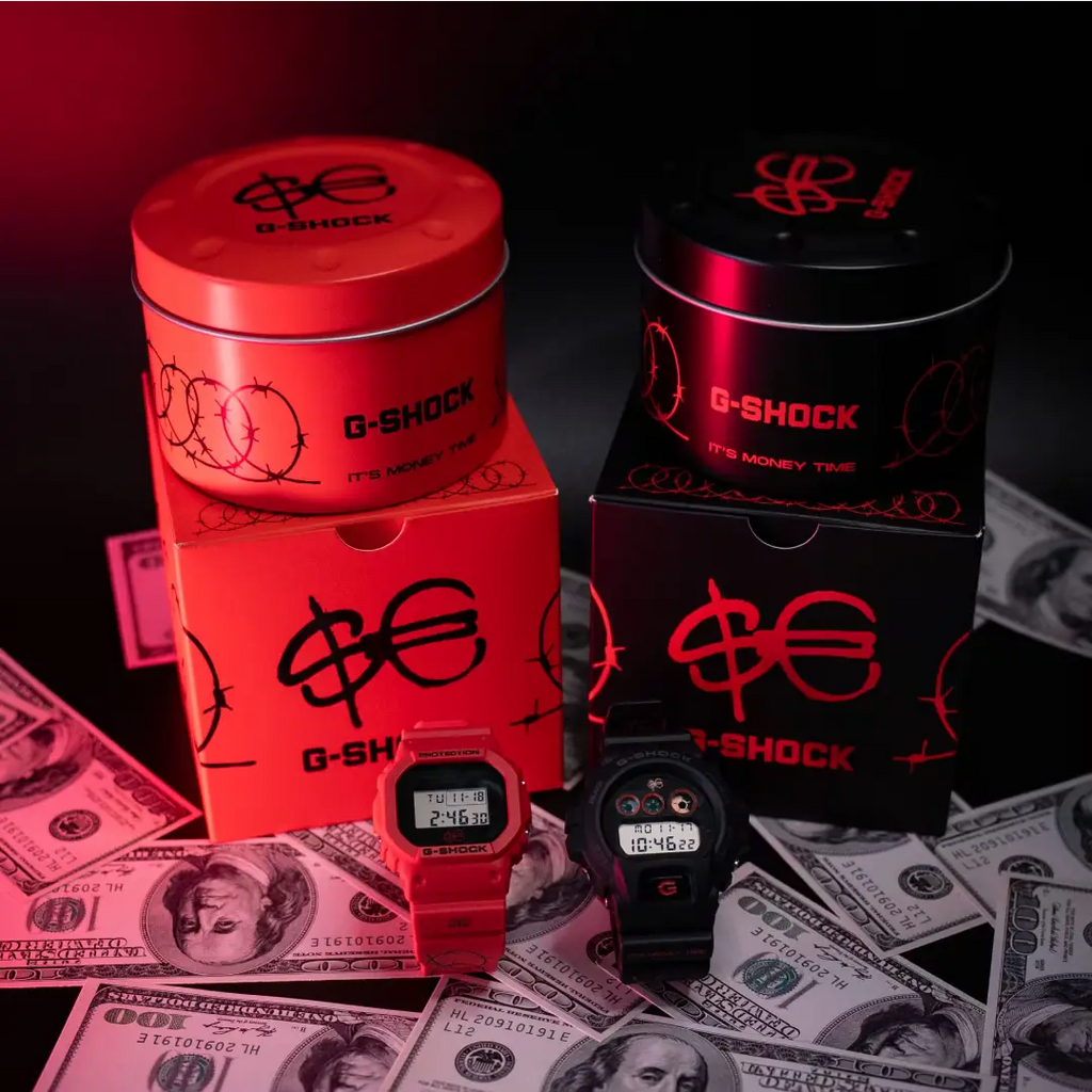 Orologio Casio G-Shock x Sfera Ebbasta Digitale Rosso DW-5600SFE25-4ER