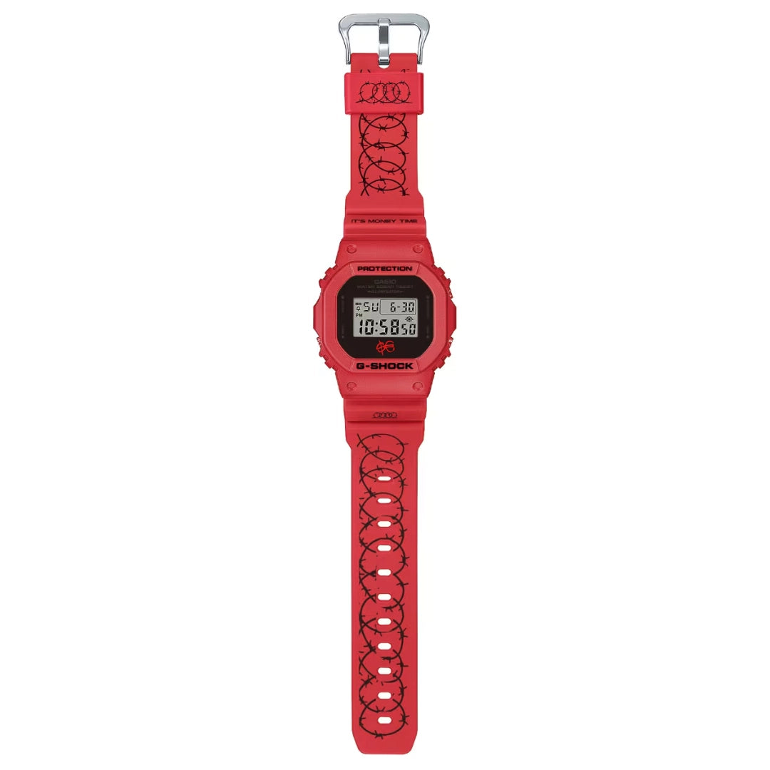 Orologio Casio G-Shock x Sfera Ebbasta Digitale Rosso DW-5600SFE25-4ER