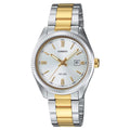 Orologio Casio Solo Tempo Cinturino e Qudrante Argentato Dorato LTP-1302PSG-7AVEG