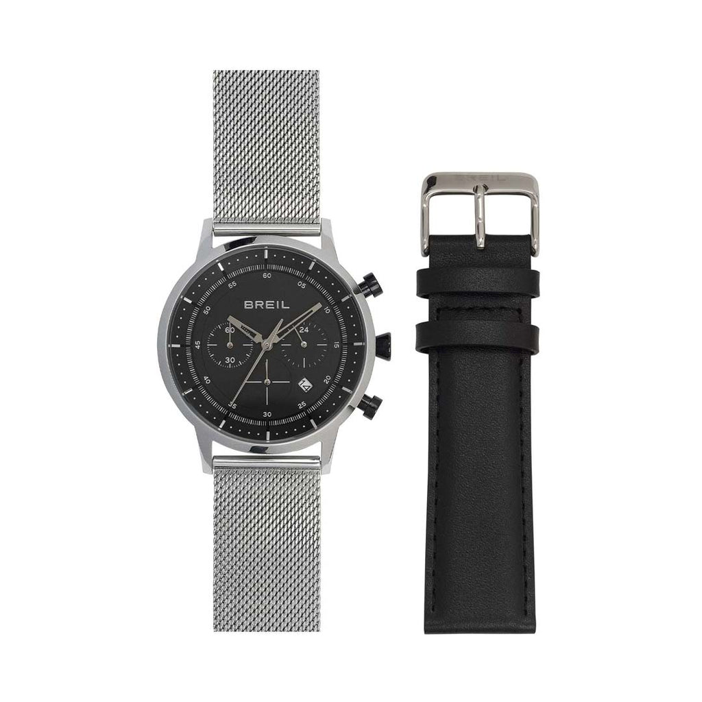 Orologio Cronografo Breil Six.3.Nine Nero Mesh TW1805