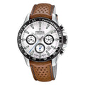 Orologio Cronografo Festina Argento e Pelle F20561/1