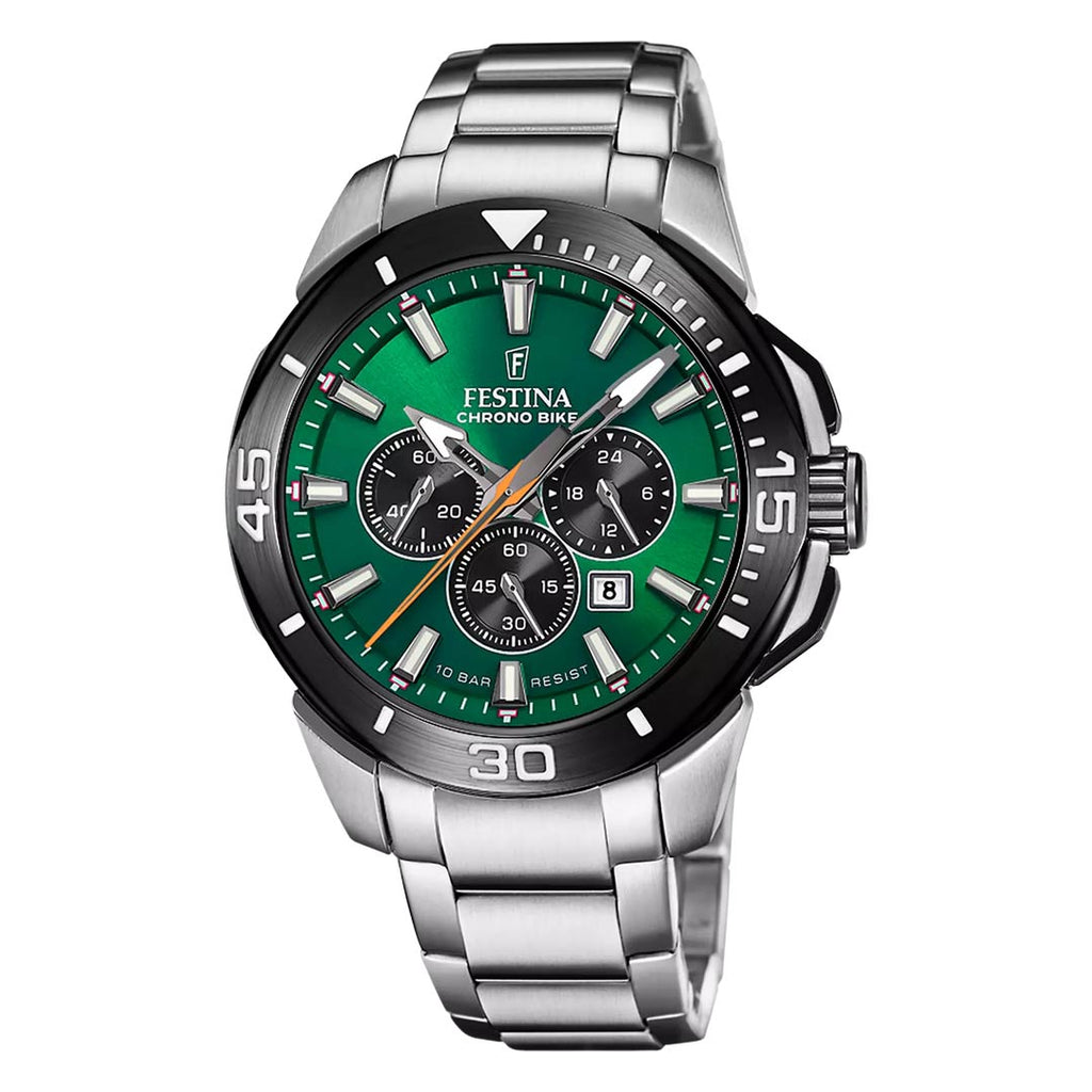 Orologio Cronografo Festina Chrono Bike Verde Smeraldo F20641/A