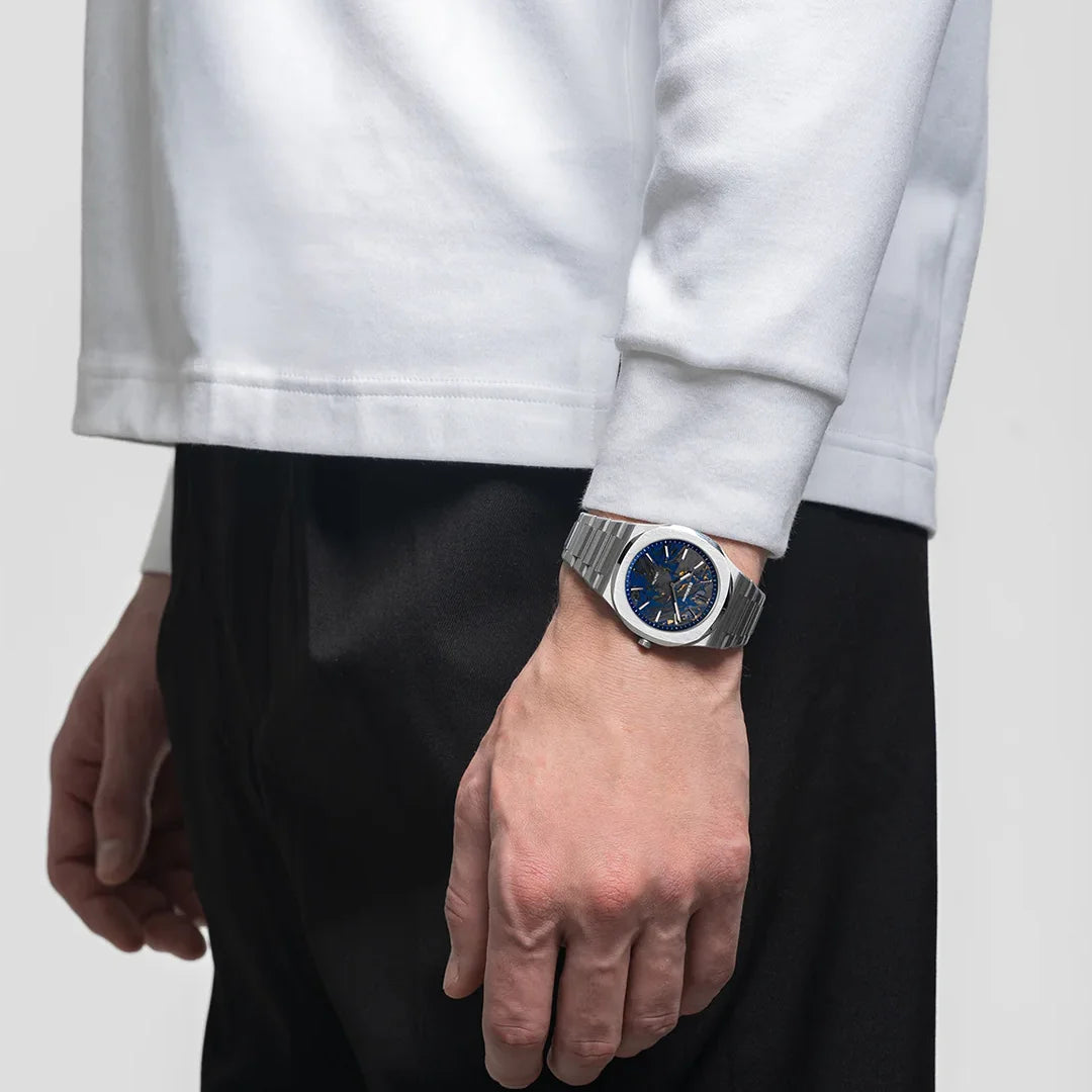 Orologio D1 Milano Carbon Reef Ultra Thin 39 mm D1-UHBJ04