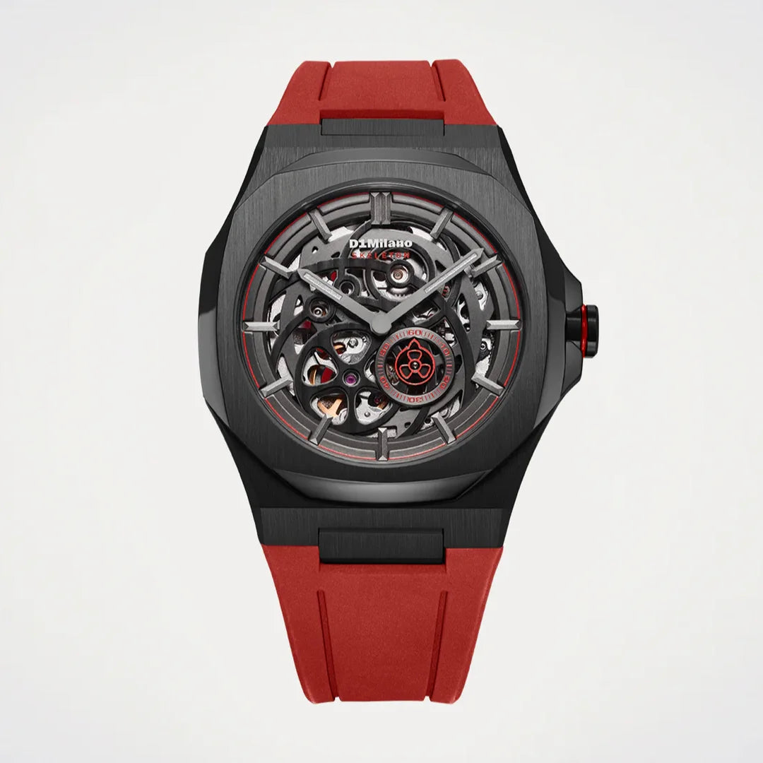 Orologio D1 Milano Crimson Core Skeleton 41,5 mm D1-SKRJ18