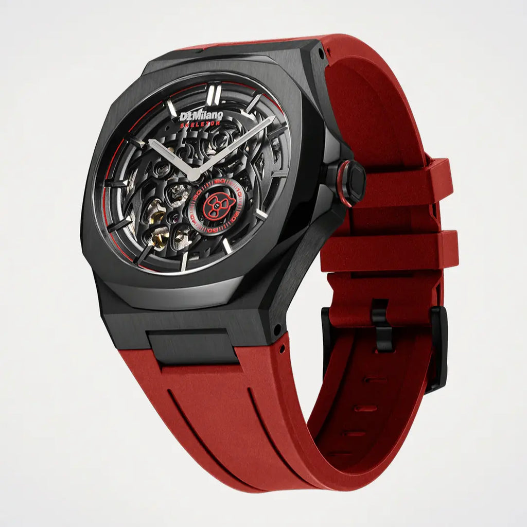 Orologio D1 Milano Crimson Core Skeleton 41,5 mm D1-SKRJ18