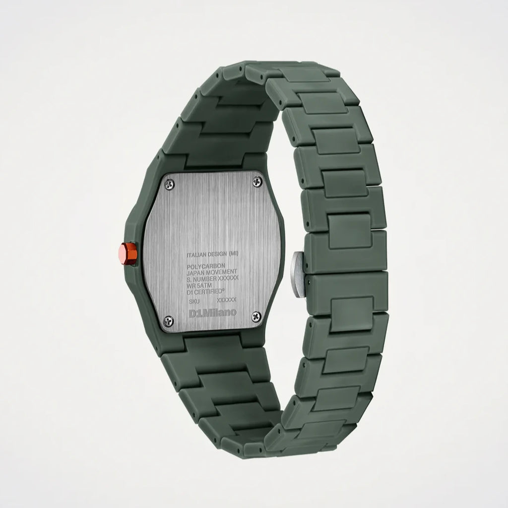 Orologio D1 Milano Alpha Contrast Polycarbon 40,5mm D1-PCBJ48