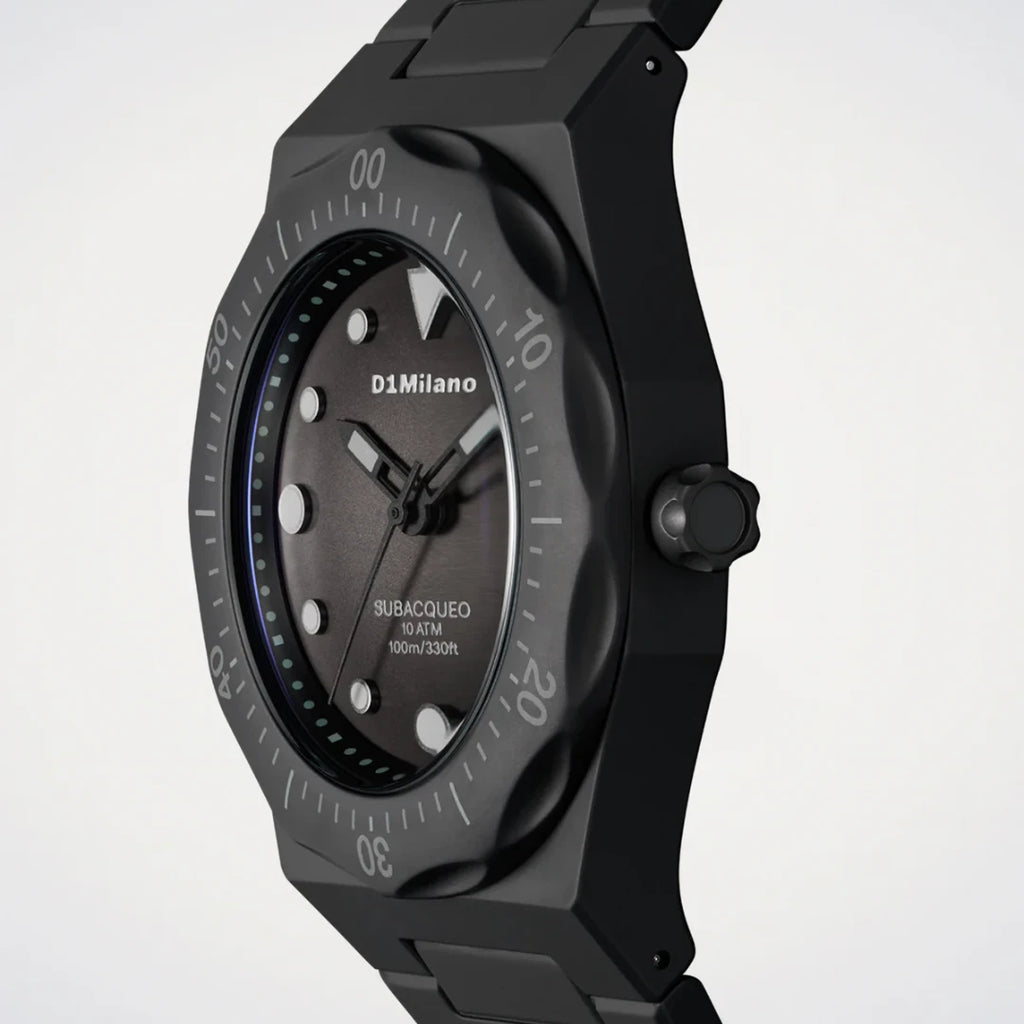 Orologio D1 Milano Carbon Diver Polycarbon 40,5 mm D1-PDBJ01