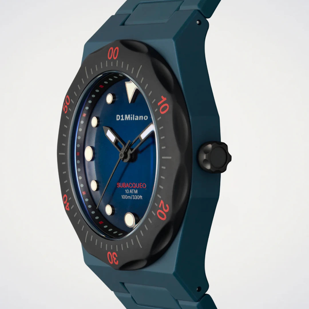 Orologio D1 Milano Drift Diver Polycarbon 40,5 mm D1-PDBJ02