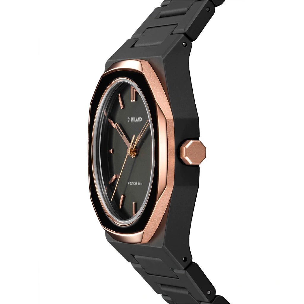 Orologio D1 Milano Polycarbon Gold Mesh D1-PCBU14