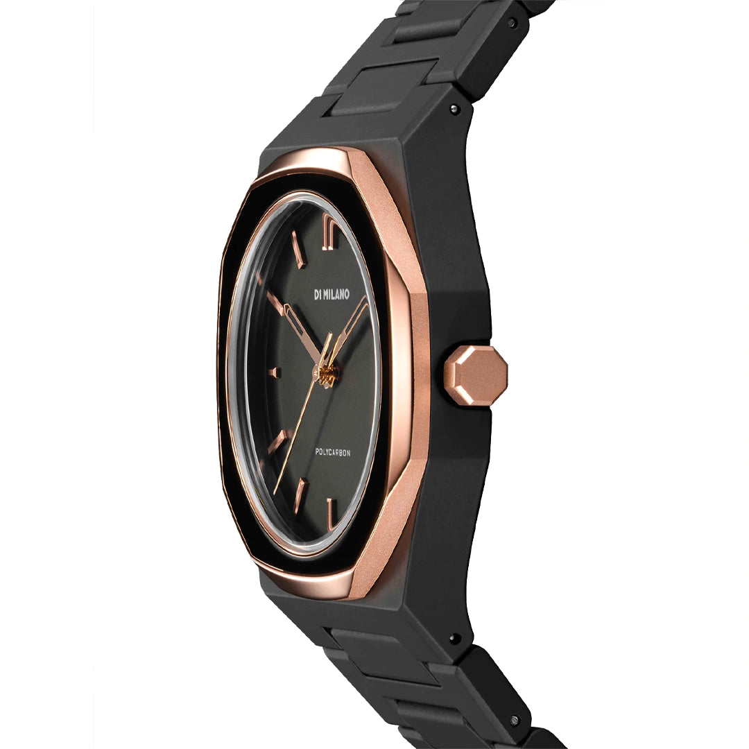 Orologio D1 Milano Polycarbon Gold Mesh D1-PCBU14