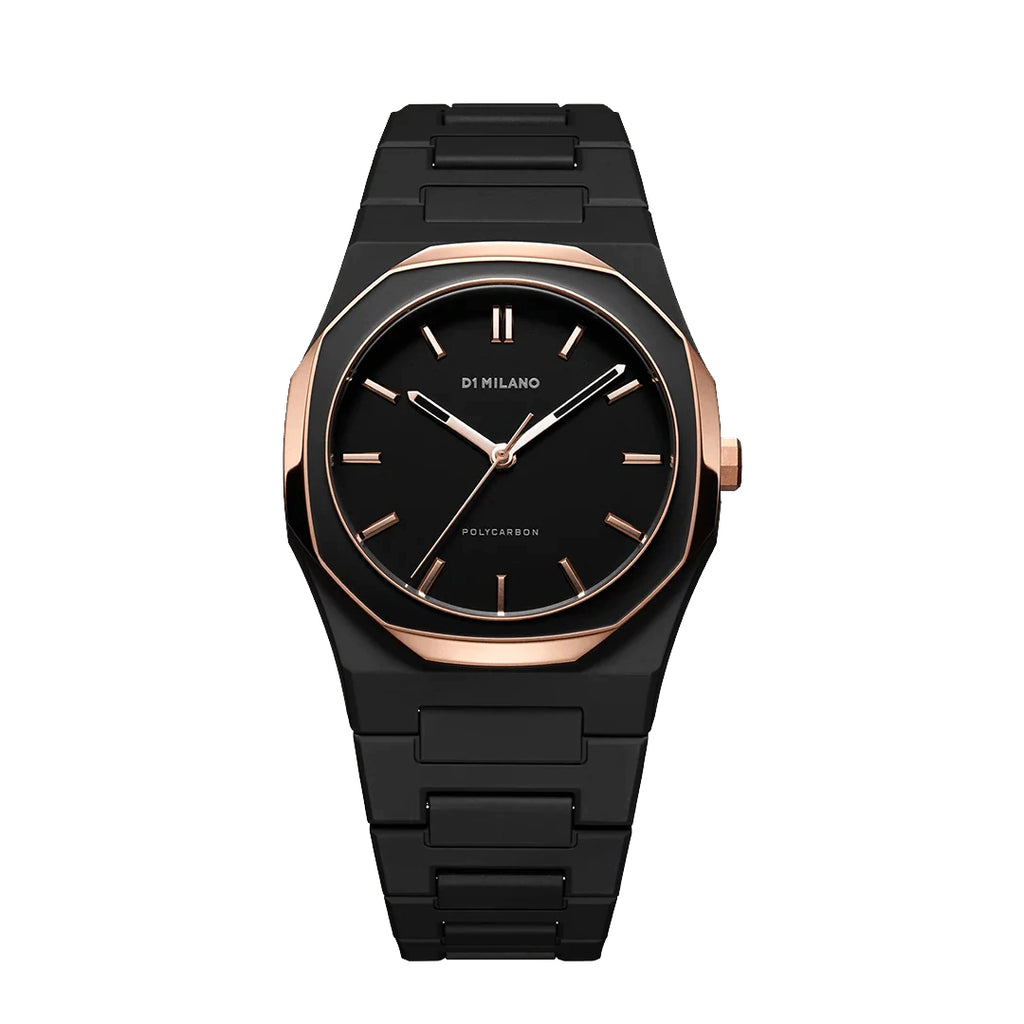 Orologio D1 Milano Polycarbon Gold Mesh D1-PCBU14