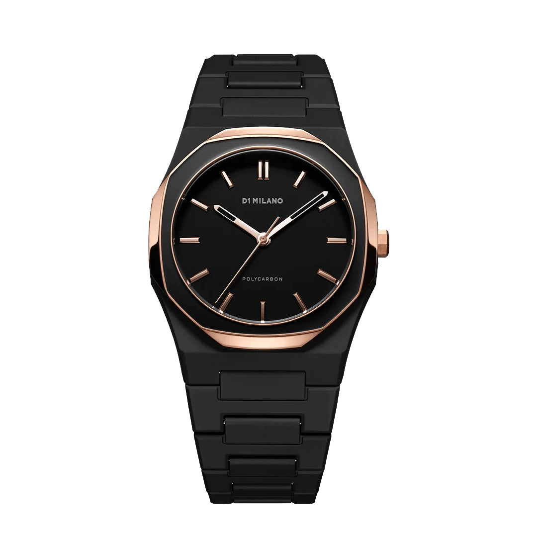 Orologio D1 Milano Polycarbon Gold Mesh D1-PCBU14