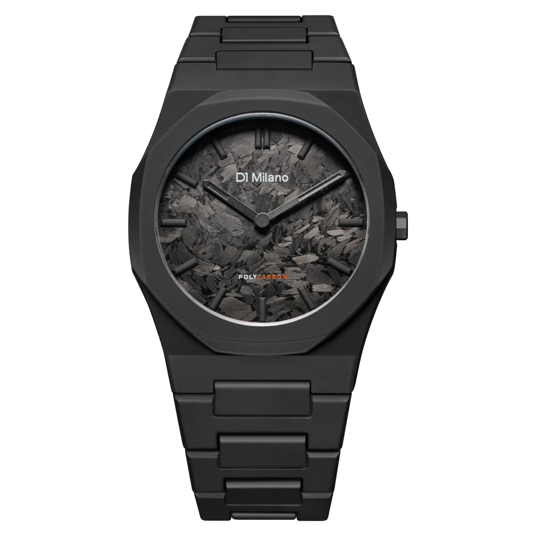 Orologio D1 Milano Polycarbon Poly Carbonium D1-PCBJCR