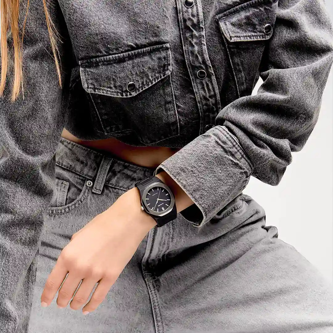 Orologio D1 Milano Polycarbon Space Grey Black D1-PCBJ13