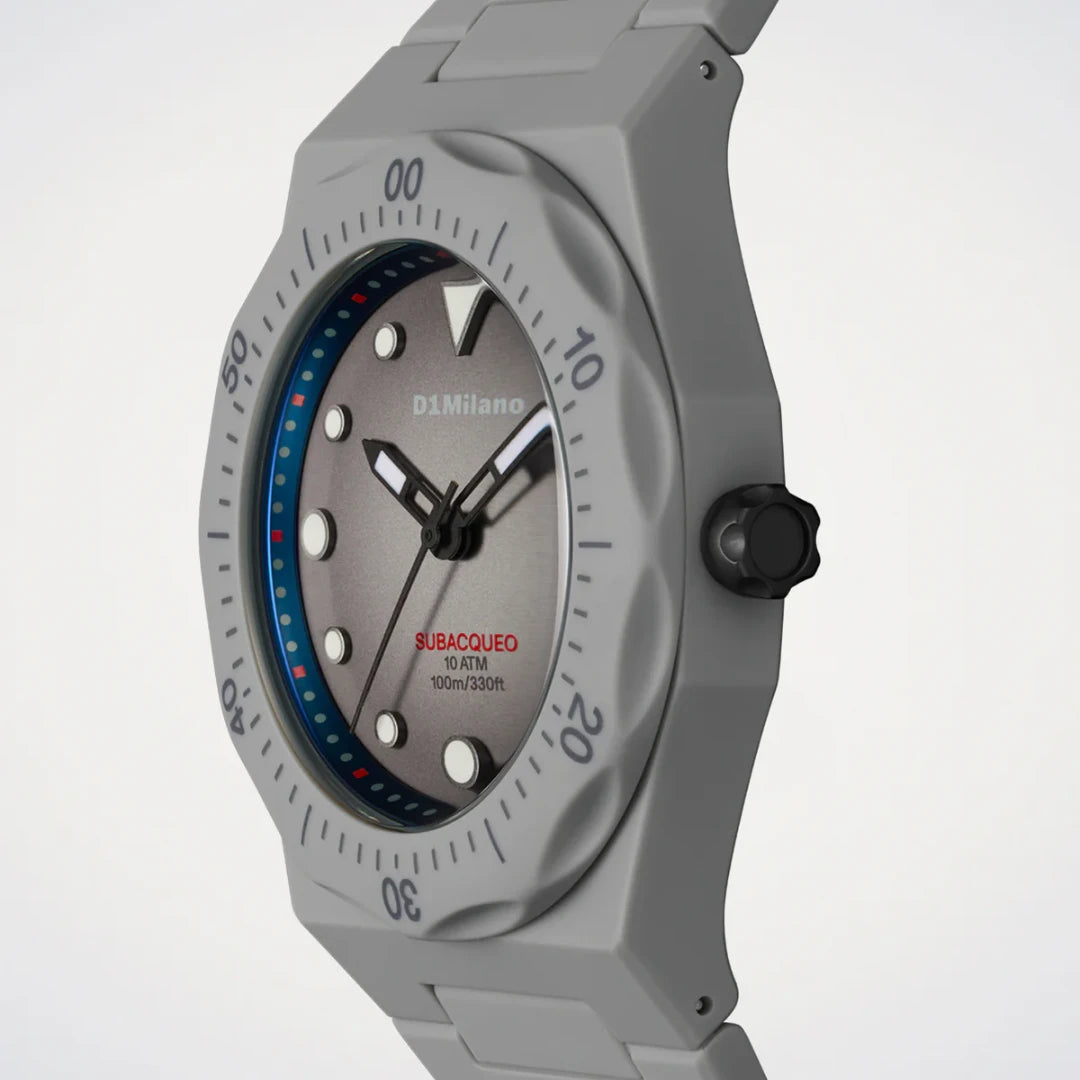 Orologio D1 Milano Steel Diver Polycarbon 40,5 mm D1-PDBJ03