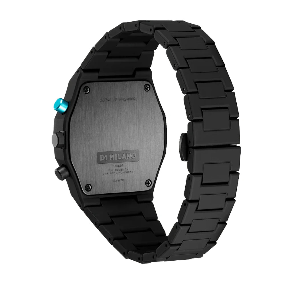 Orologio D1 Milano Polychrono Charcoal Black D1-PHBJ07