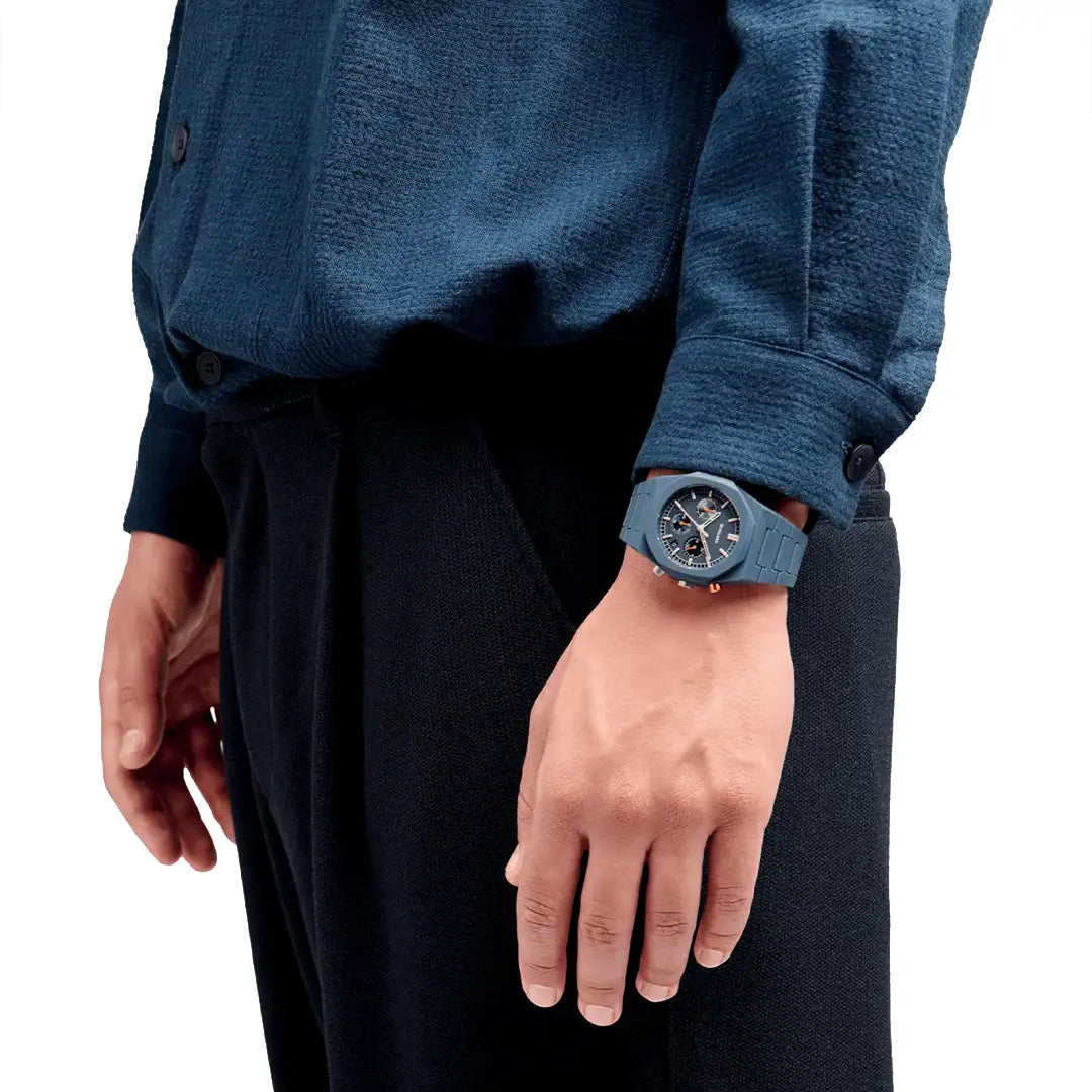 Orologio D1 Milano Polychrono Neptune Blue D1-PHBJ09