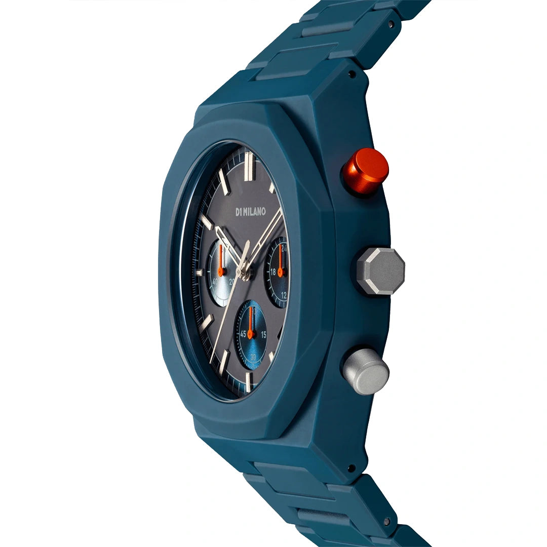 Orologio D1 Milano Polychrono Neptune Blue D1-PHBJ09