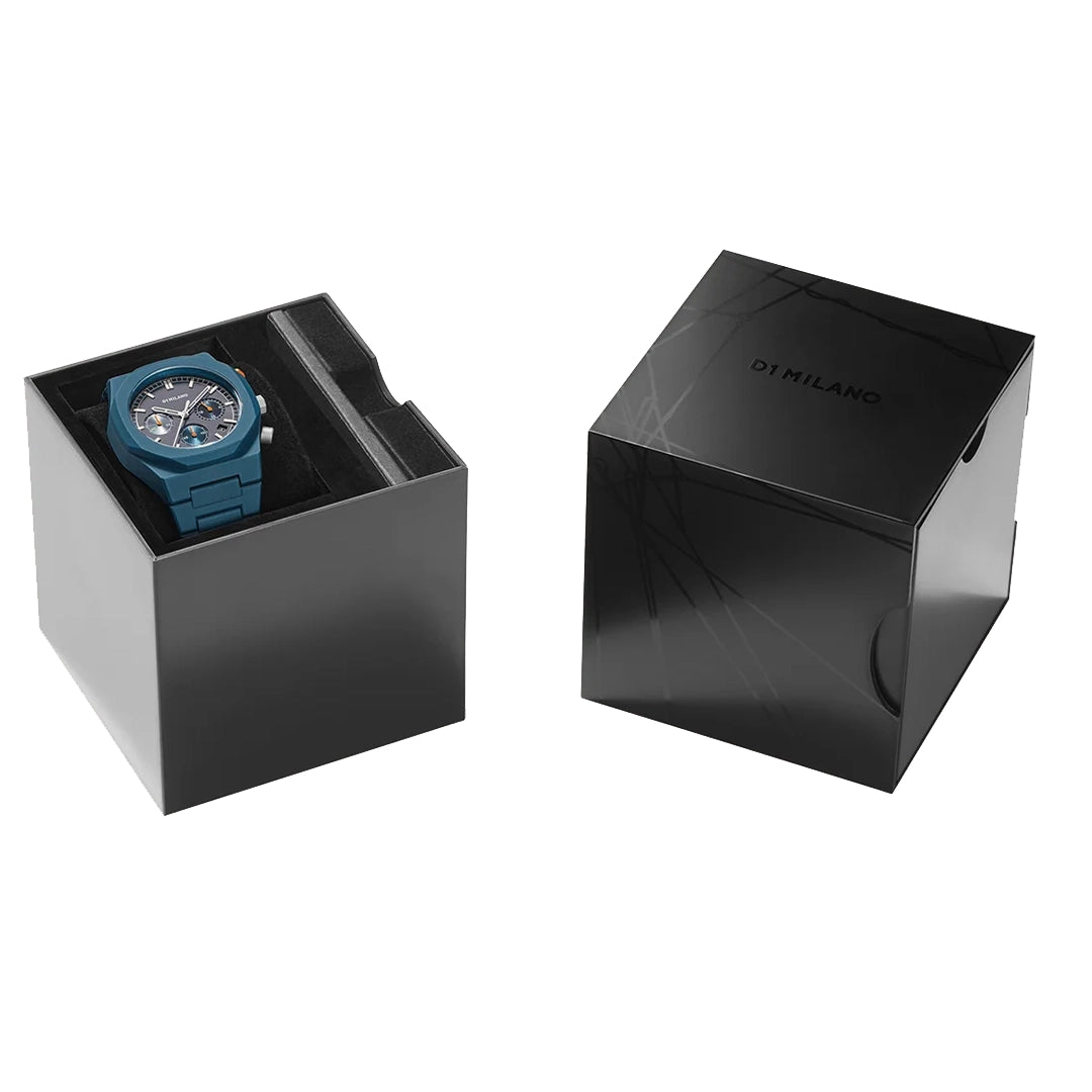 Orologio D1 Milano Polychrono Neptune Blue D1-PHBJ09