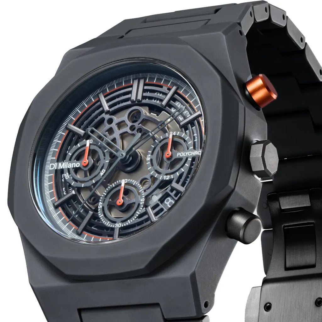 Orologio D1 Milano Polychrono Skeleton Model K D1-PHBJ10