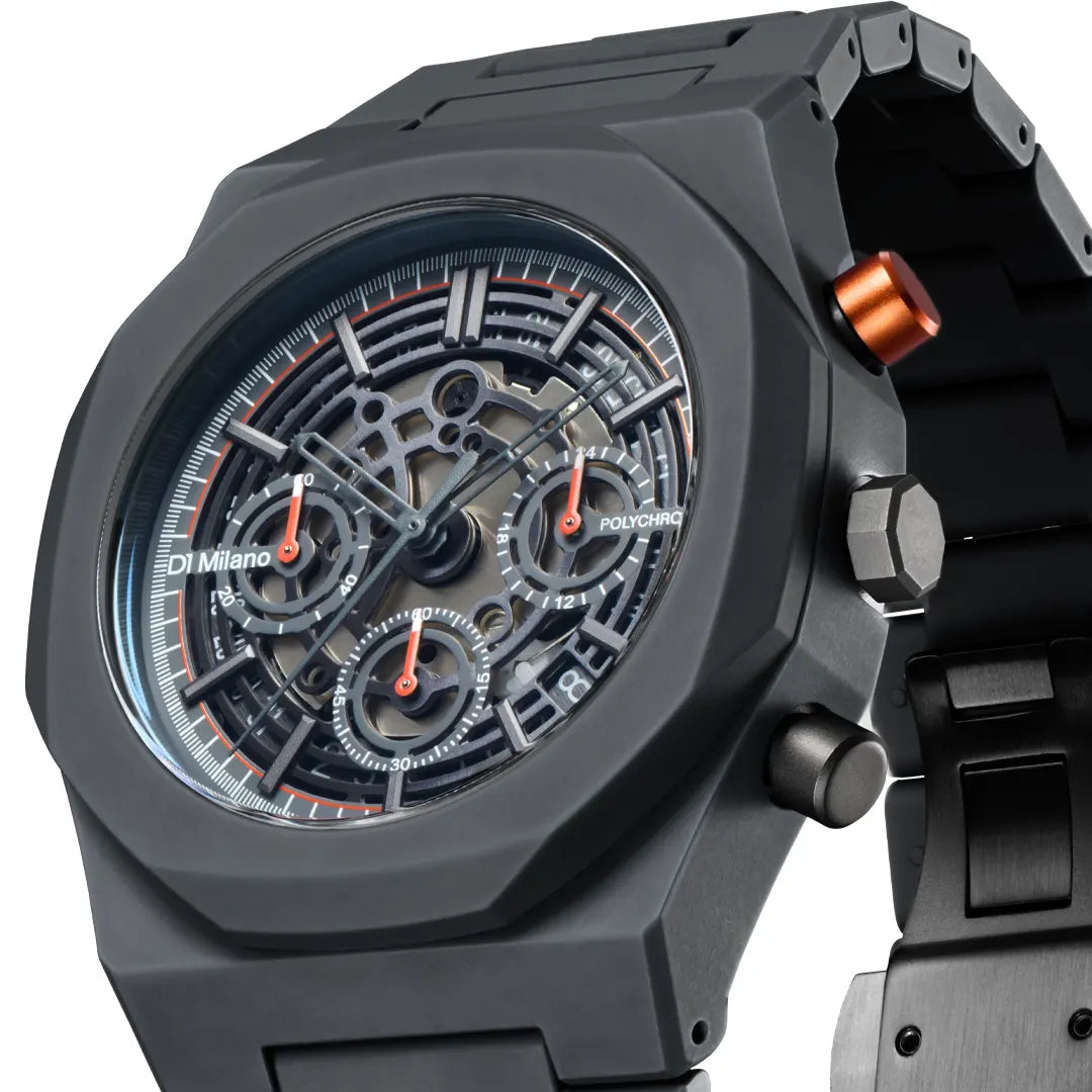 Orologio D1 Milano Polychrono Skeleton Model K D1-PHBJ10