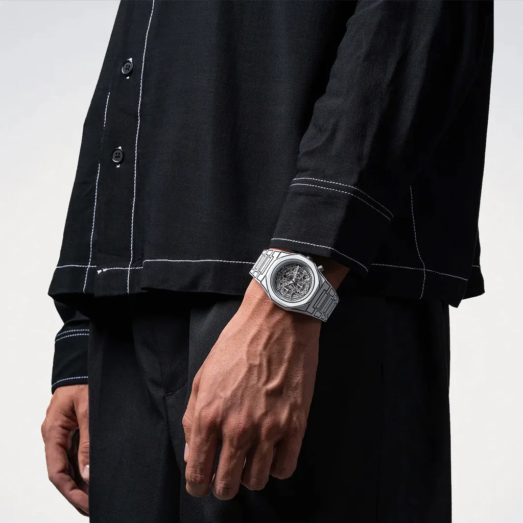 Orologio D1 Milano Polychrono White Sketch D1-PHBJ13