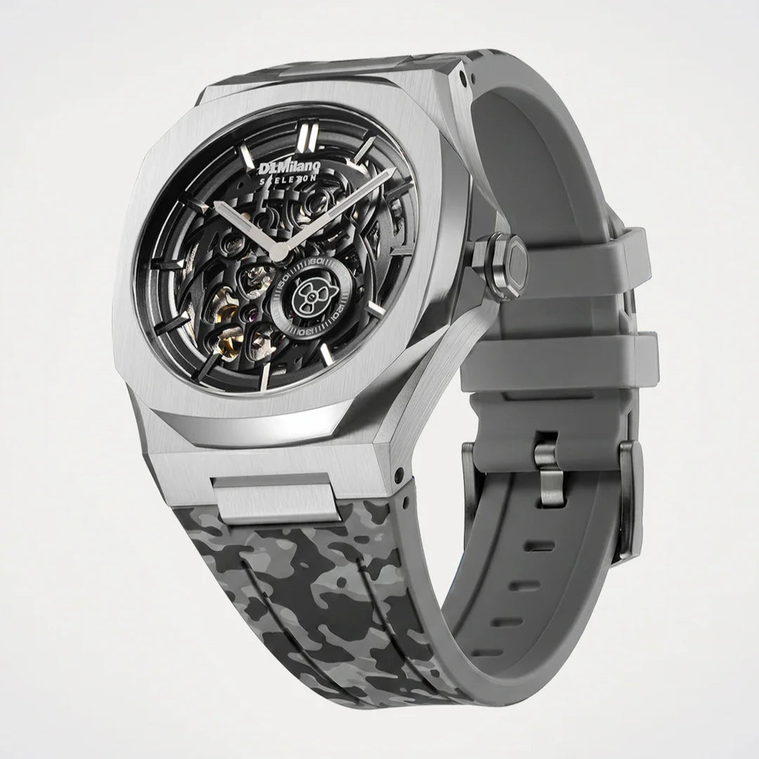 Orologio D1 Milano Camo Marvel Skeleton 41,5 mm D1-SKRJ20
