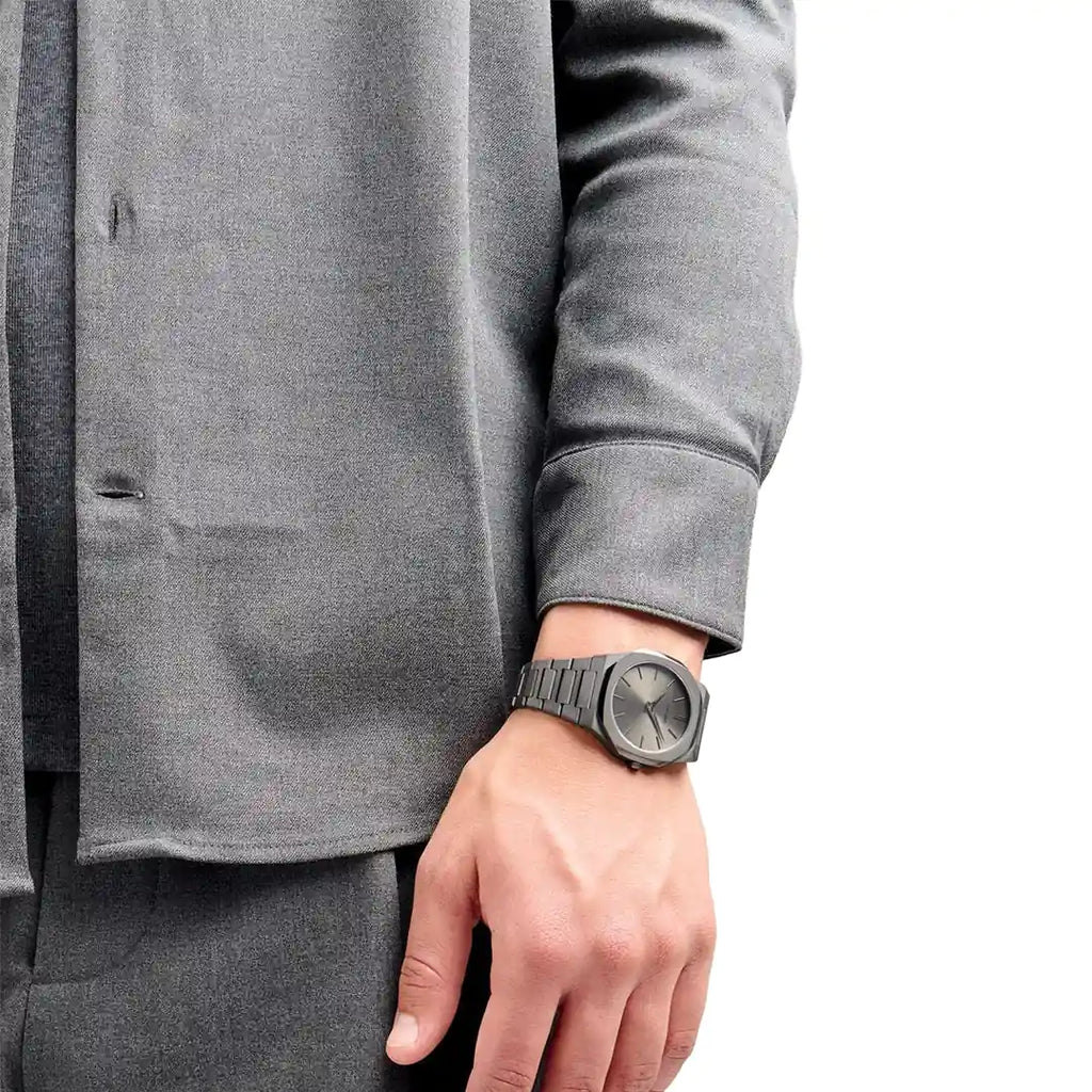 Orologio D1 Milano Ultra Thin Antracite D1-UTBJ22