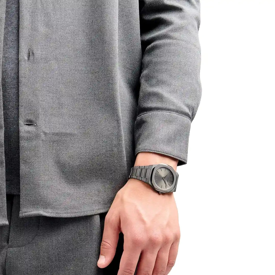 Orologio D1 Milano Ultra Thin Antracite D1-UTBJ22