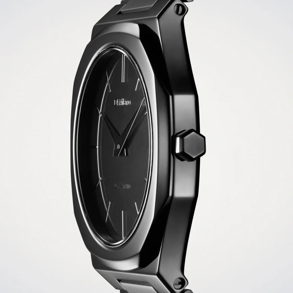 Orologio D1 Milano Black Mirror Ultra Thin 38 mm D1-UTBU09