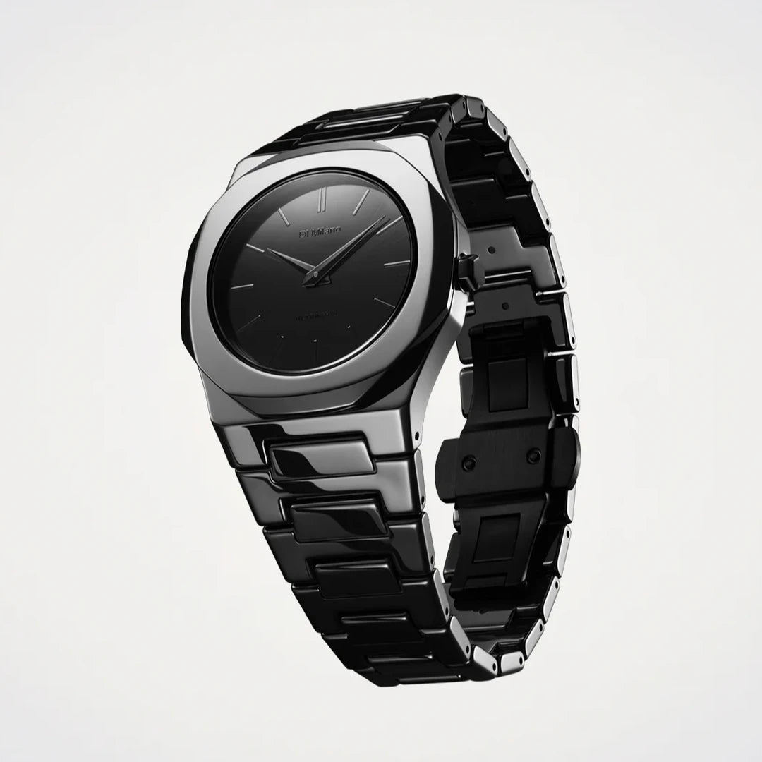 Orologio D1 Milano Black Mirror Ultra Thin 38 mm D1-UTBU09