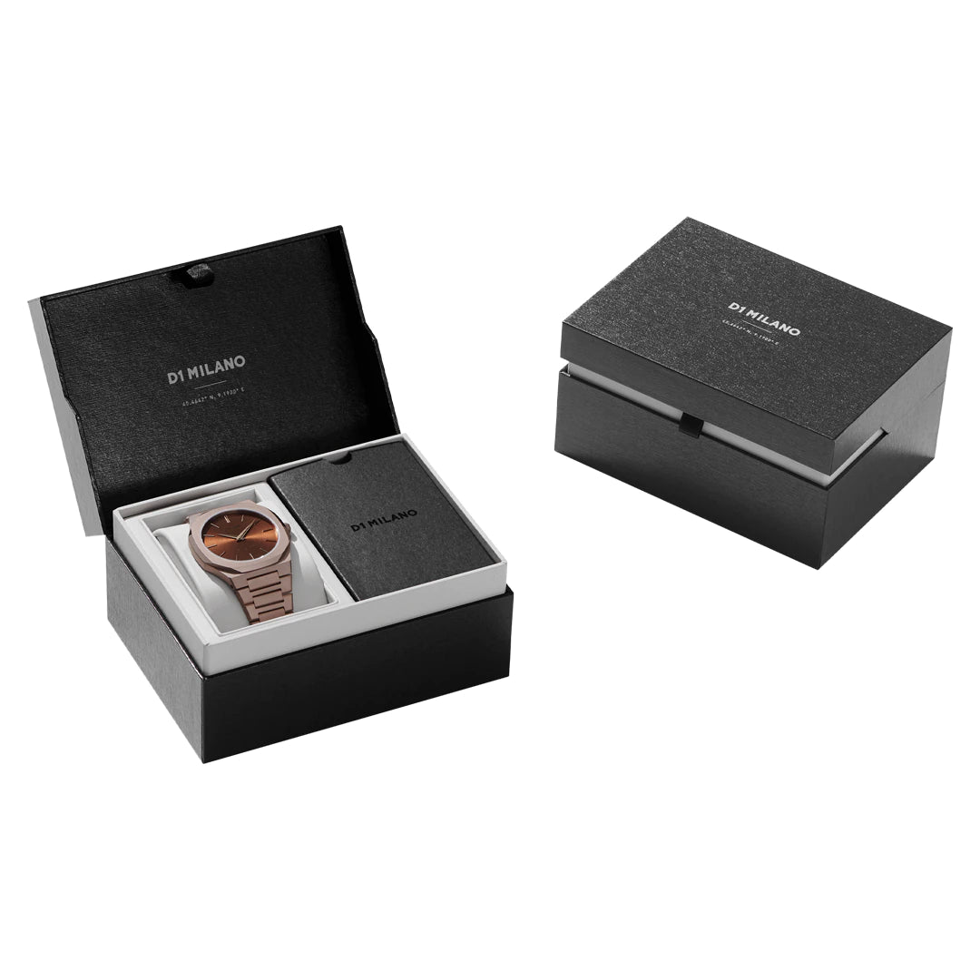 Orologio D1 Milano Ultra Thin Chocolate D1-UTBJ10
