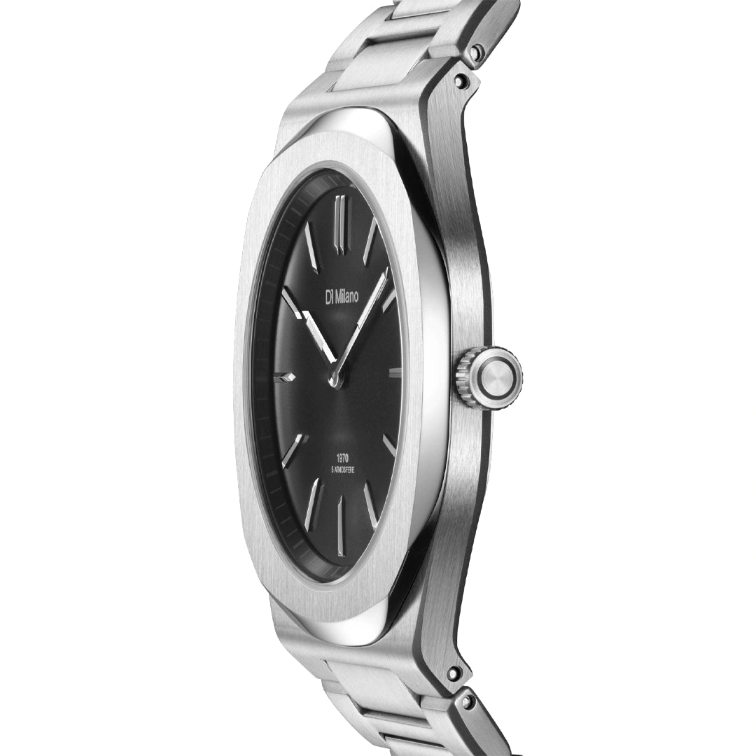 Orologio D1 Milano Ultra Thin Groovy Black D1-UHBJ01