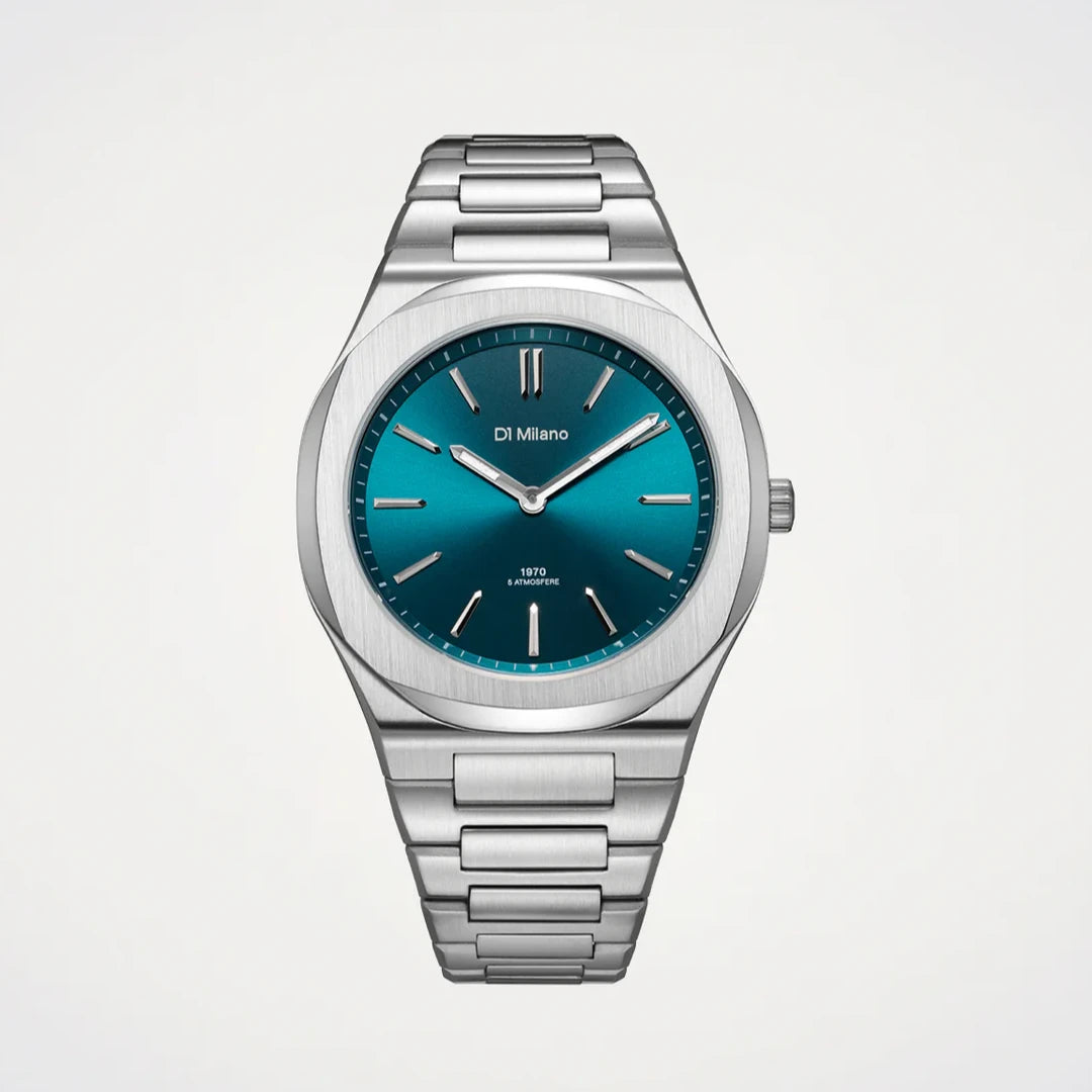 Orologio D1 Milano Groovy Green Ultra Thin 39 mm D1-UHBJ03