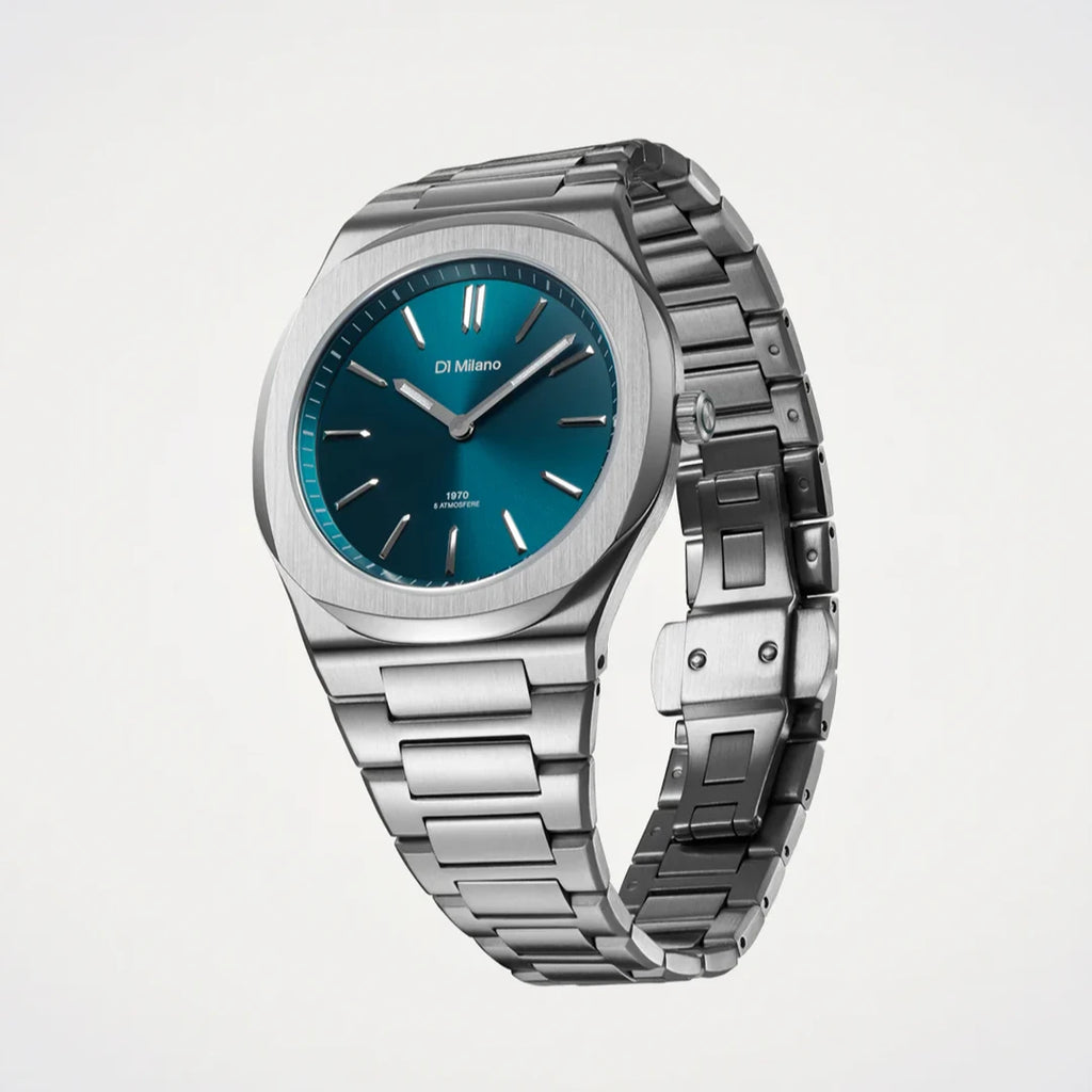 Orologio D1 Milano Groovy Green Ultra Thin 39 mm D1-UHBJ03