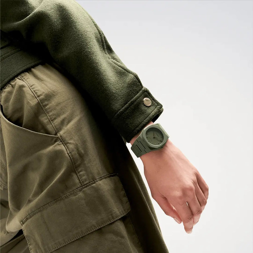 Orologio D1 Milano Polycarbon Shadow Military Green D1-PCBJ22