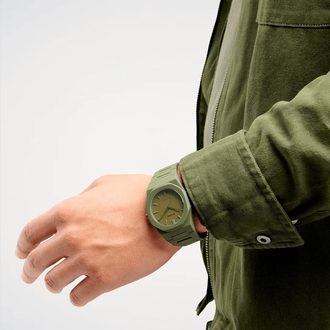 Orologio D1 Milano Polycarbon Shadow Military Green D1-PCBJ22