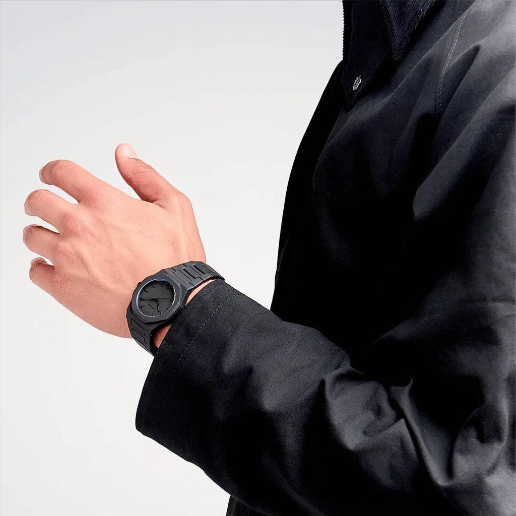 Orologio D1 Milano Polycarbon Shadow Total Black D1-PCBJ10