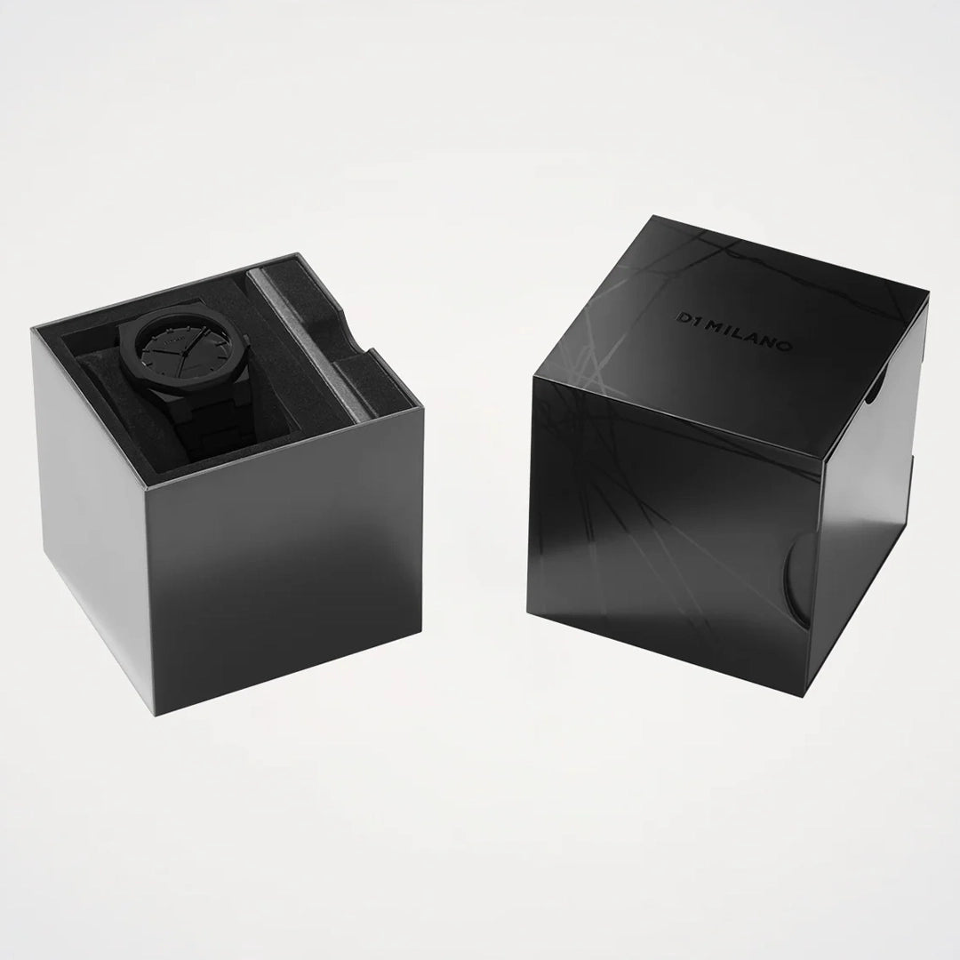 Orologio D1 Milano Polycarbon Shadow Total Black D1-PCBJ10
