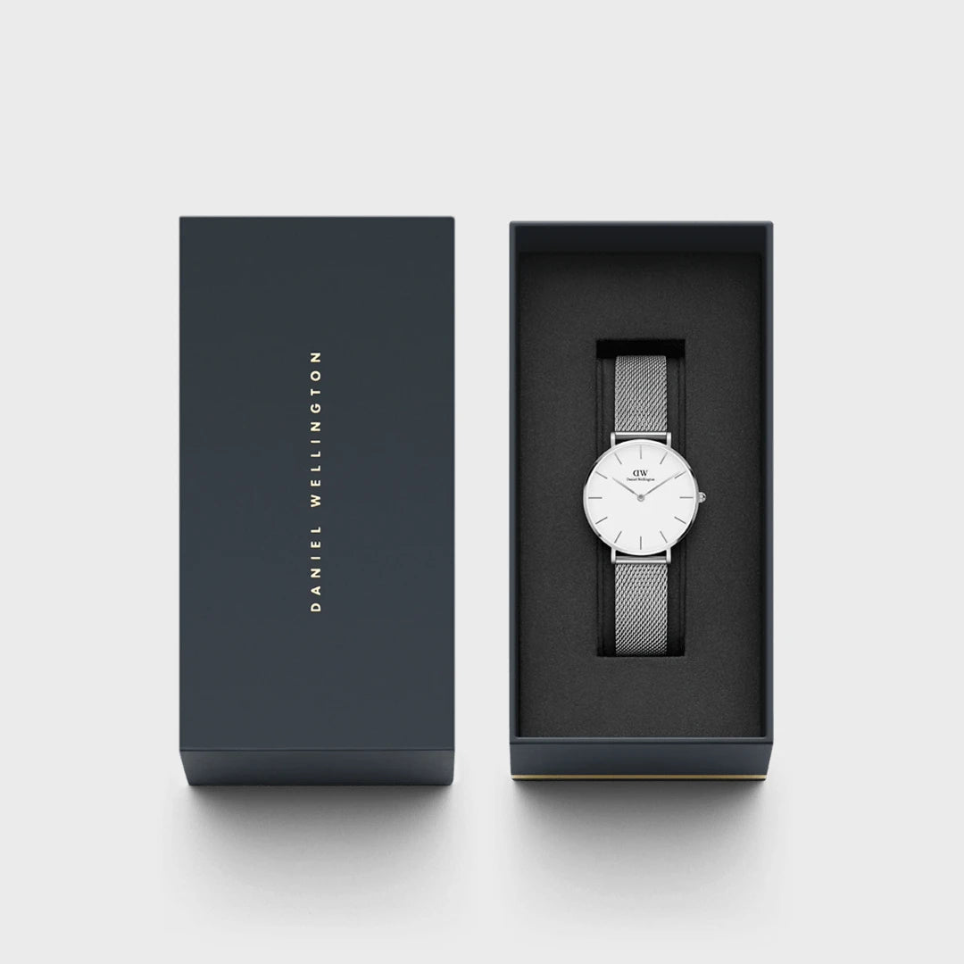 Orologio Daniel Wellington Classic Petite Sterling Acciaio e Cinturino Maglia Milano DW00100220
