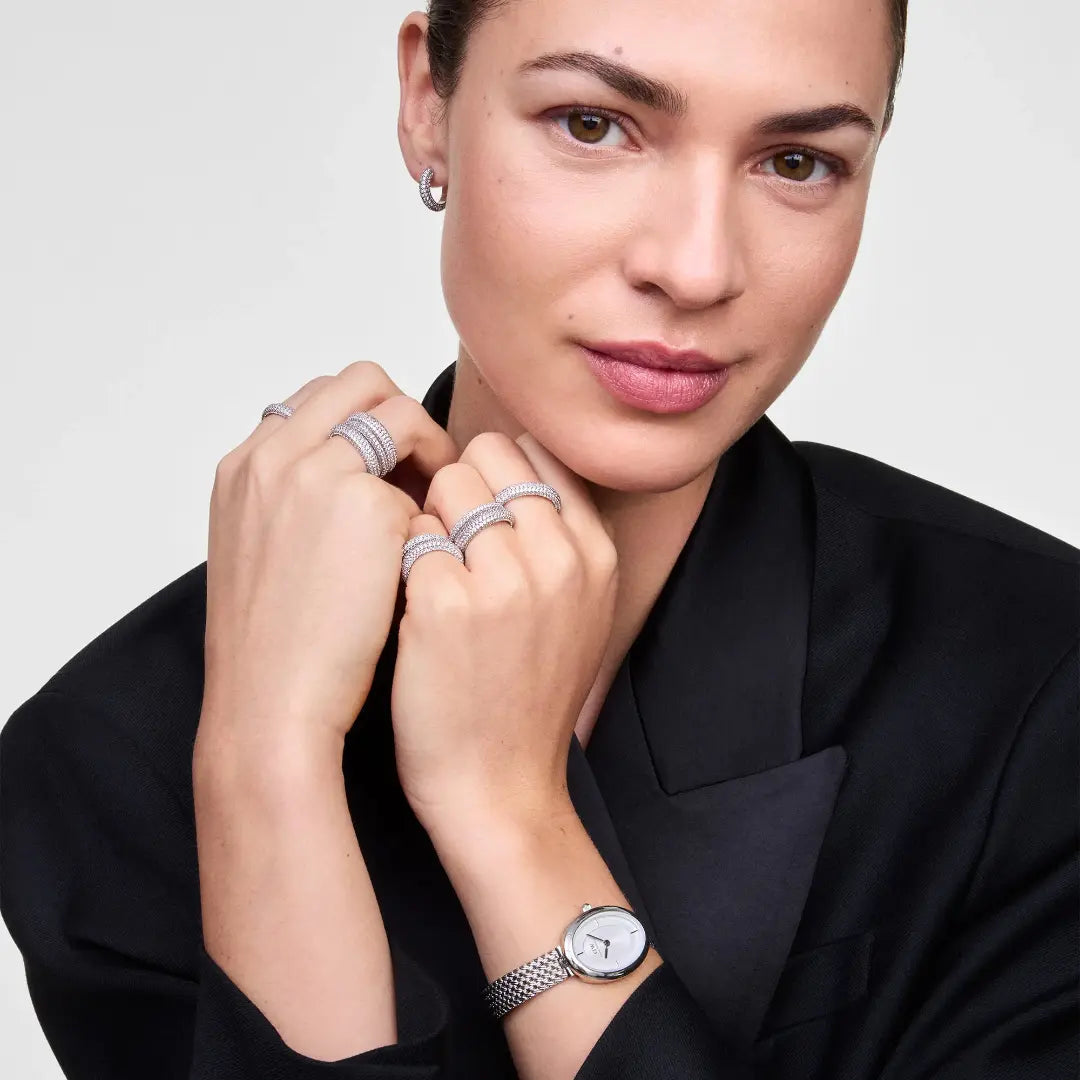 Orologio Daniel Wellington Juliette Sunray Acciaio e Cinturno Maglia Intrecciata DW00100884
